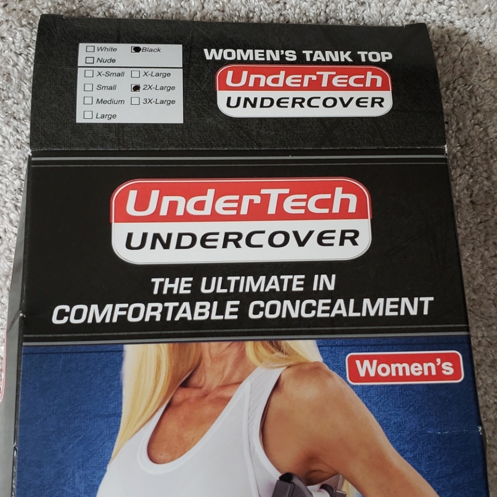 UnderTech Concealment Tank Top XXL Black